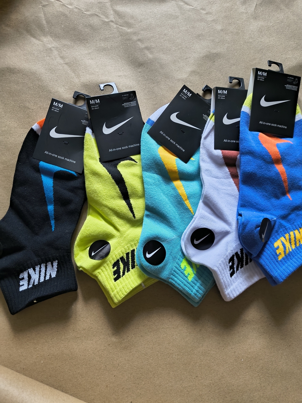 Nike Men's Low-Cut Performance Socks - Assorted Colors (5 Pack)